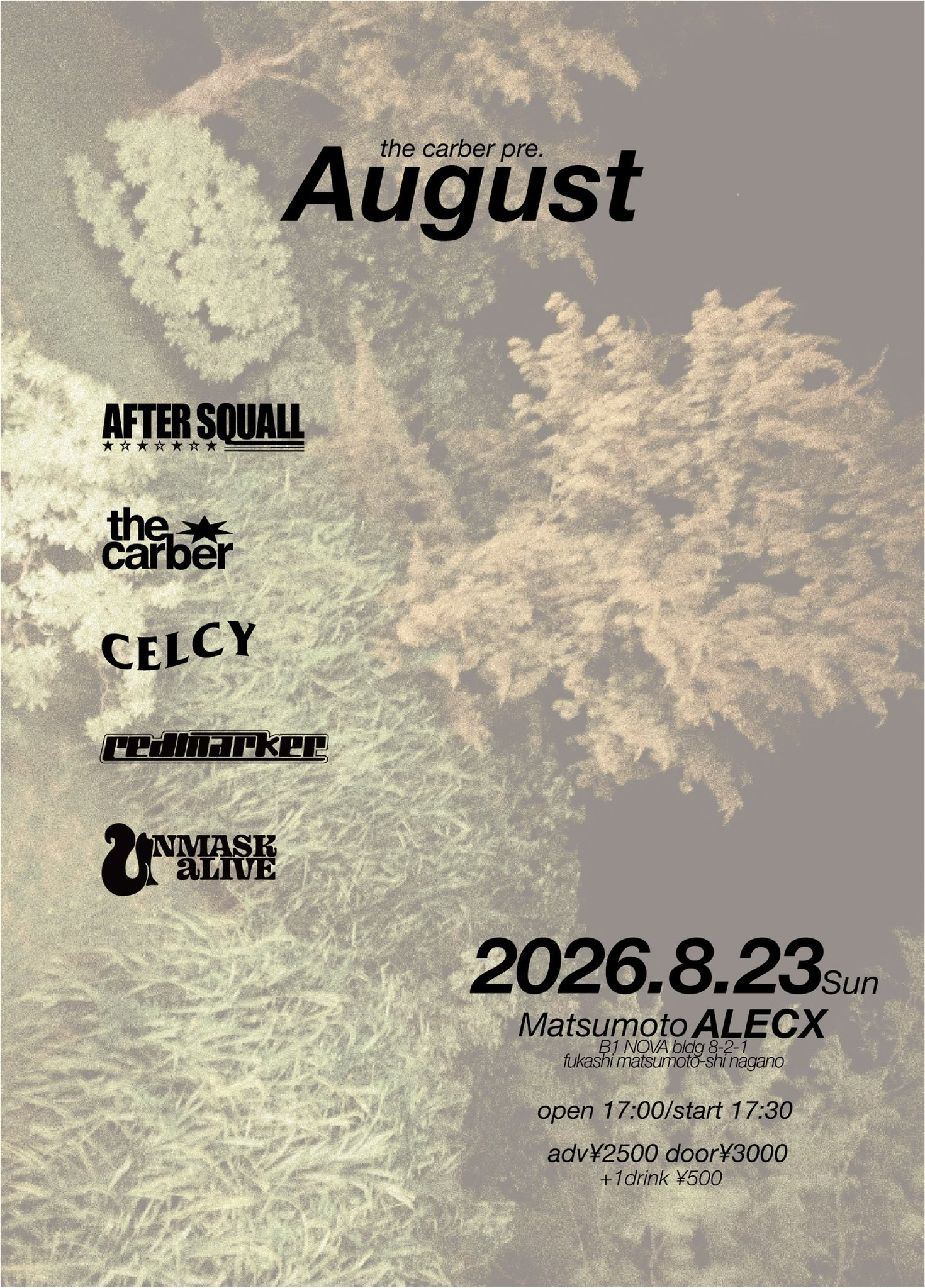 the carber pre. “August”